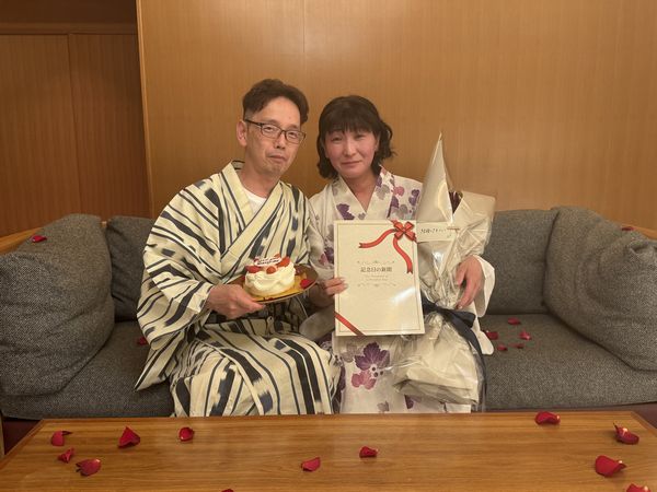 プロポーズでご宿泊頂きました(^^♪